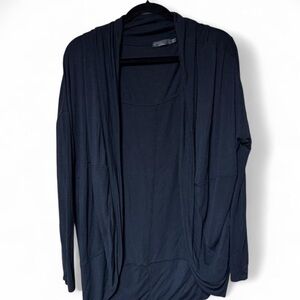 PrAna Black Open Front Cardigan